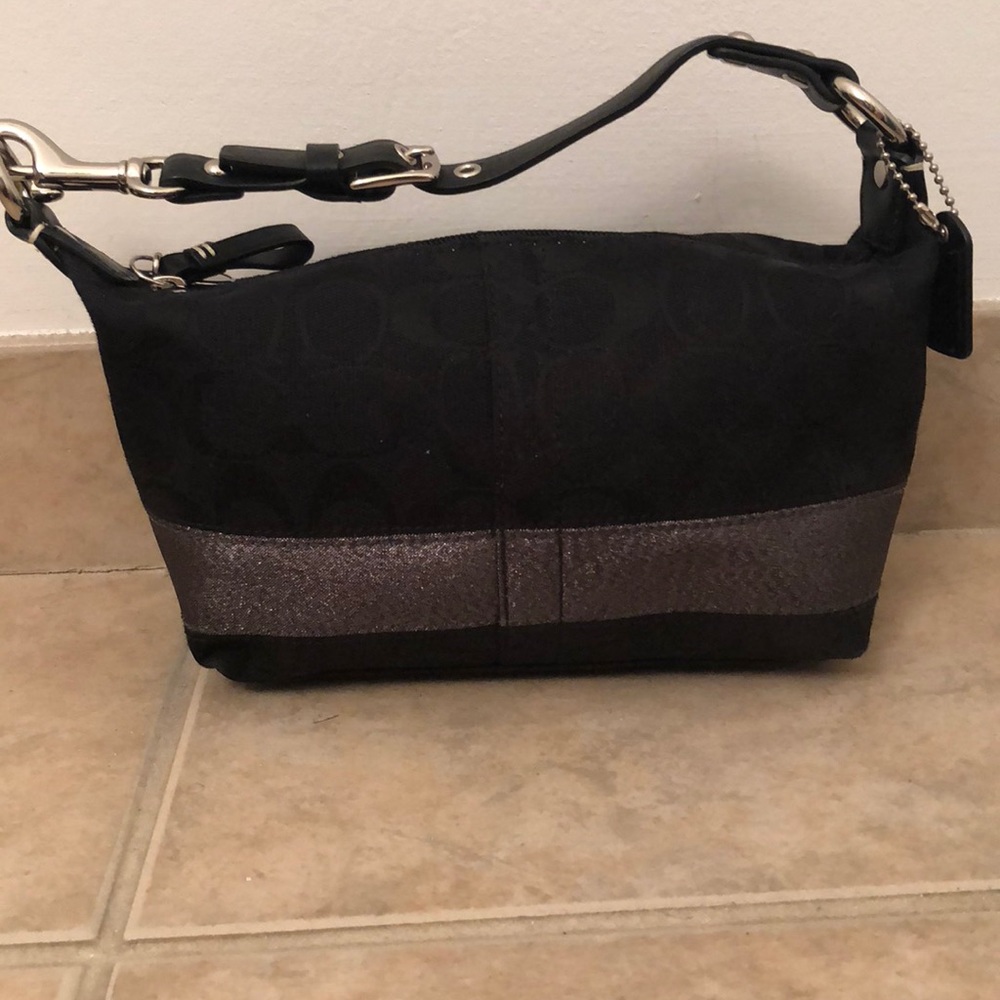 Black coach purse